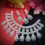 Silver-Toned Bridal Necklace