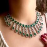 Royal Charm AD Choker Necklace & Earring Set