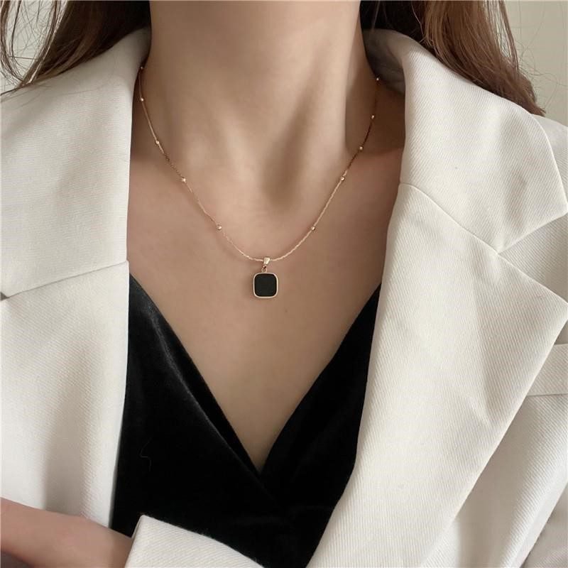 Black Square Pendant Black Square Pendant