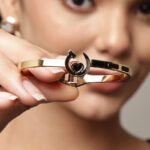 Gold-Plated Heart Hook Bracelet