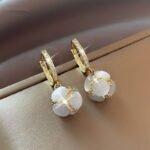 Luxury Pearl Sphere Drop Earrings