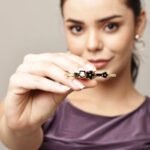 Gold-Tone Triple Flower Motif Bracelet