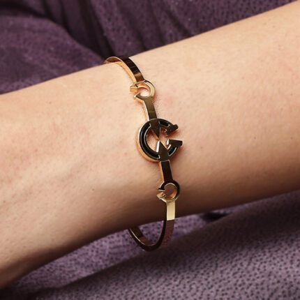Gold-Tone Interlocking G Motif Bracelet