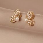 pearl earrings combo set