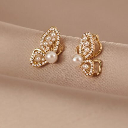 pearl earrings combo set