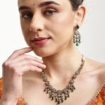 American Diamond Polki Necklace Set