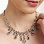 American Diamond Emerald Chandelier Jewelry Set