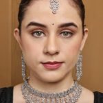 Buy Silver Plated CZ Bridal Jewelry Set