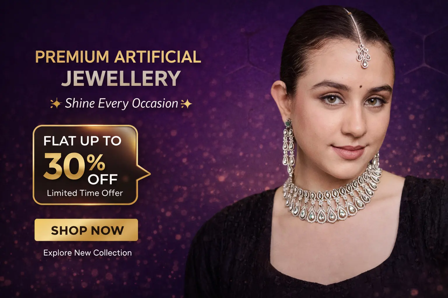 affordable artificial jewellery online at Glamio Collection