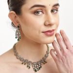 American Diamond Polki Necklace Set