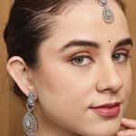 Victorian Inspired Zircon Choker Set with Maang Tikka