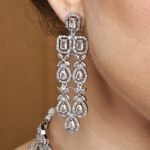 Buy Silver Plated CZ Bridal Jewelry Set