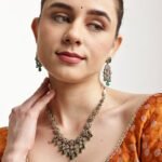 American Diamond Polki Necklace Set