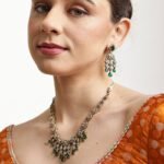 American Diamond Polki Necklace Set